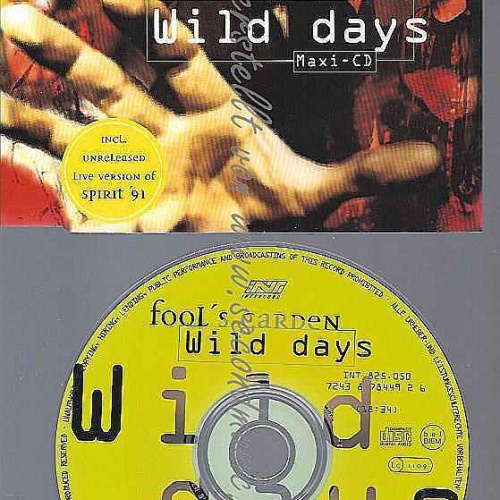 CD--FOOL'S GARDEN | --WILD DAYS