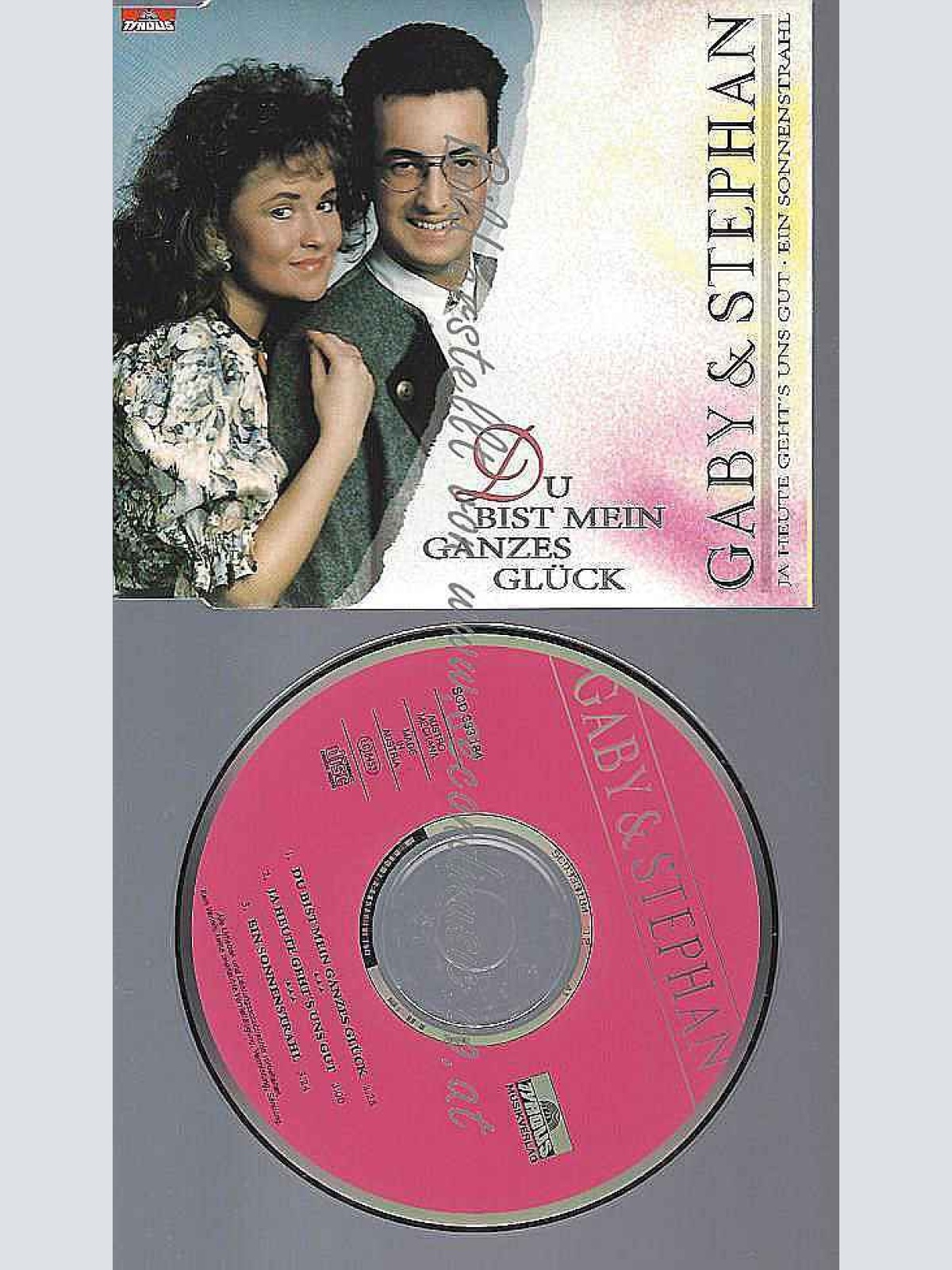 CD--GABY & STEPHAN--DU BIST MEIN GANZES GLÜCK