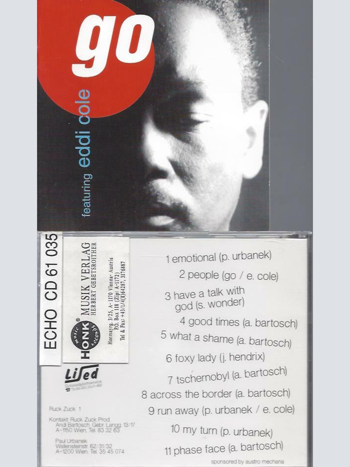 CD-  Eddie Cole Go featuring