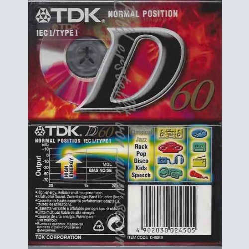 2 x TDK D-60EB / Neu /Sealed