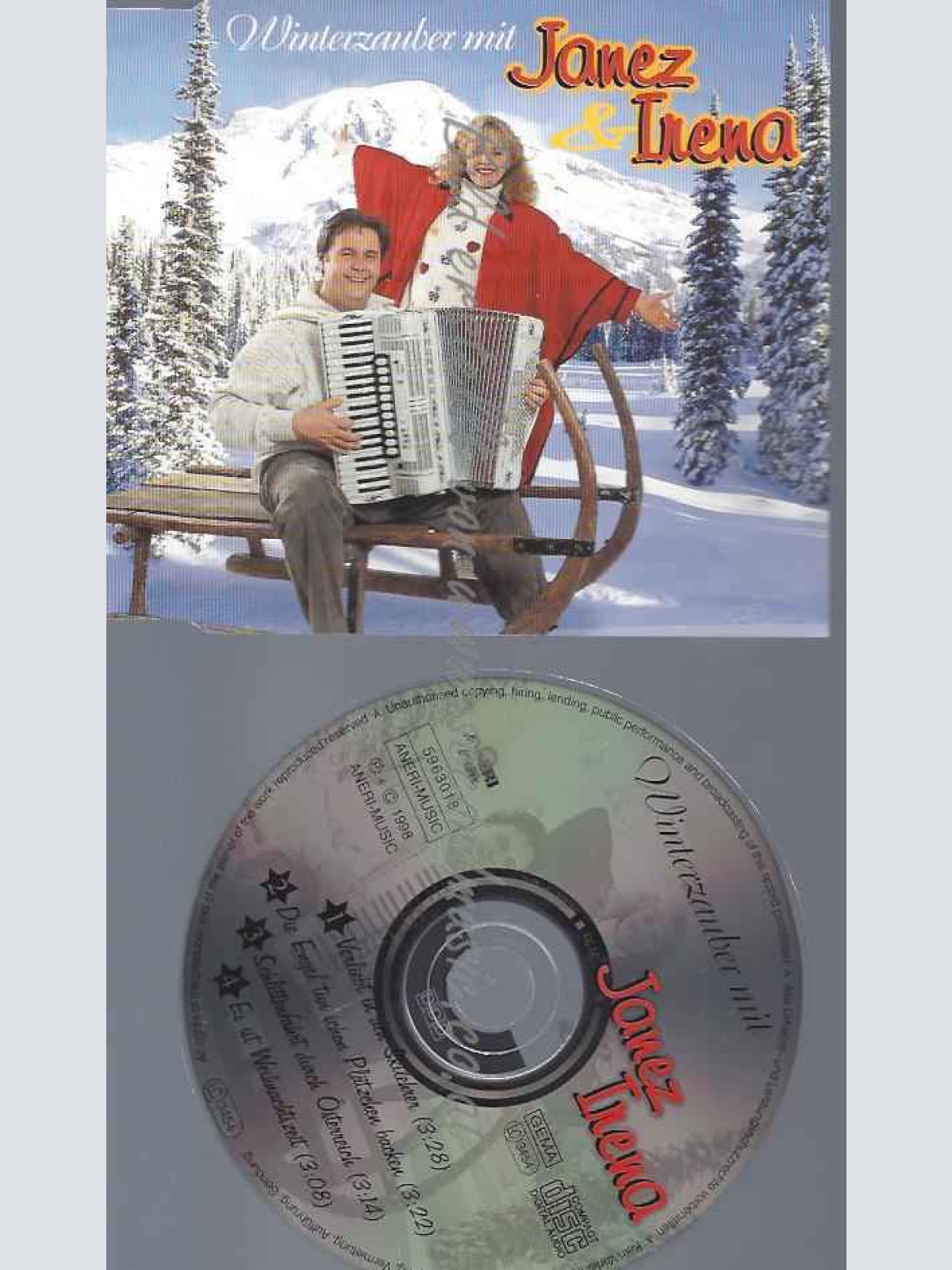 CD--  Janez & Irena  Winterzauber