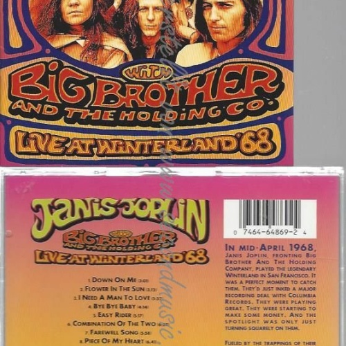 CD--JANIS JOPLIN UND BIG BROTHER AND | --LIVE AT WINTERLAND '