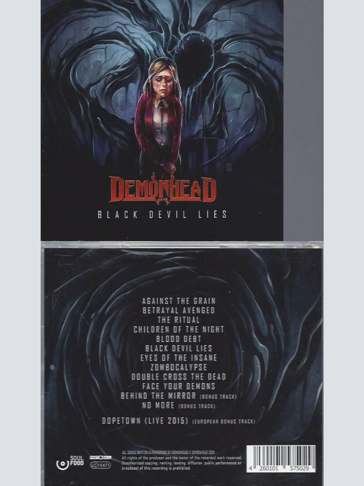CD - Demonhead – Black Devil Lies