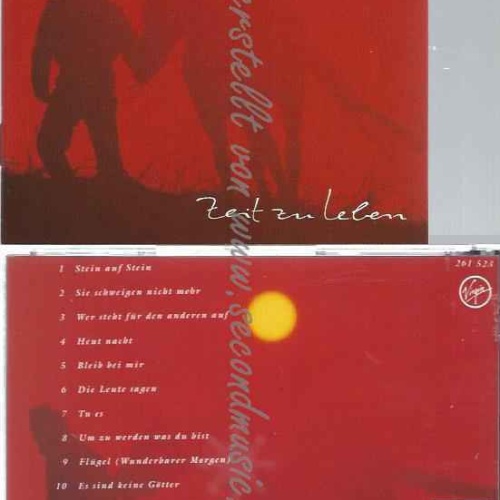 CD--KLAUS HOFFMANN--ZEIT ZU LEBEN