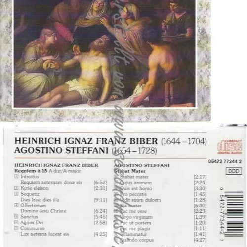 CD--STABAT MATER/ FRANS HUIJTS, HEINRICH IGNAZ FRANZ BIBER, ET AL.--REQUIEM