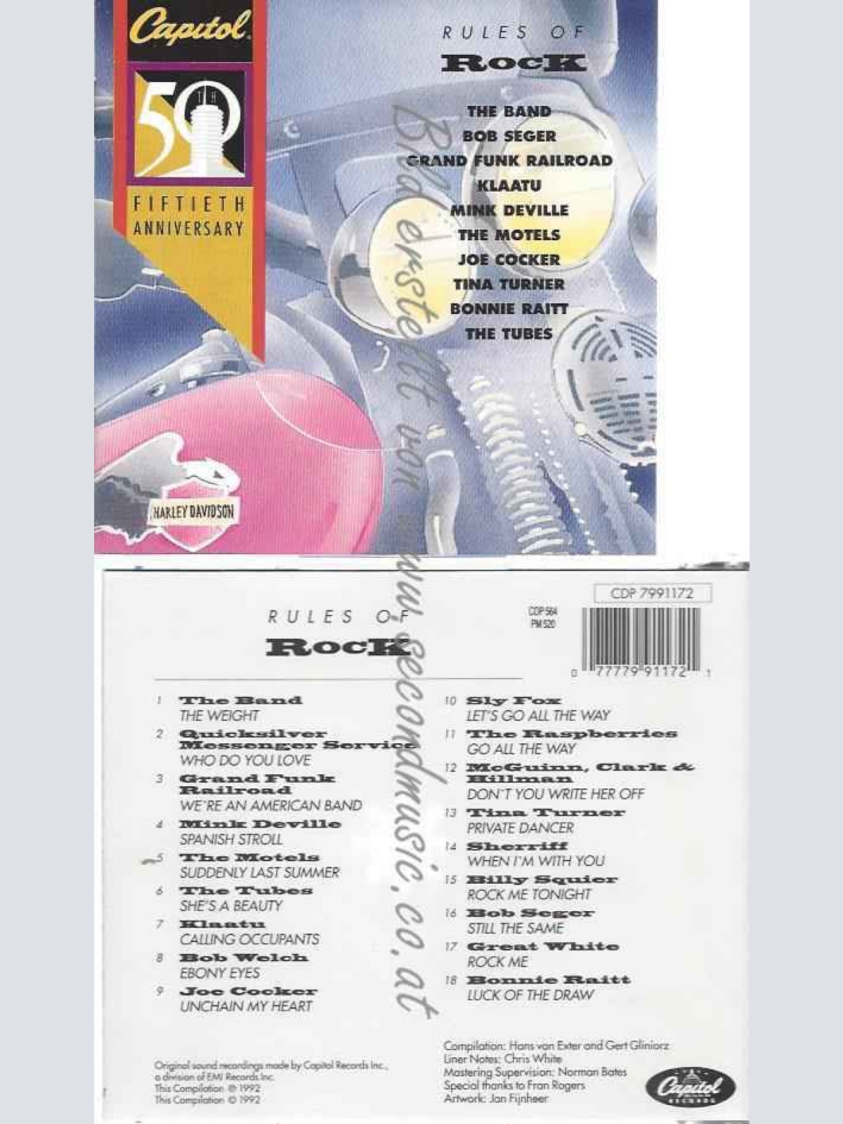 CD--VARIOUS ARTISTS--50 ANIVERSARIO CAPITOL-RULES O