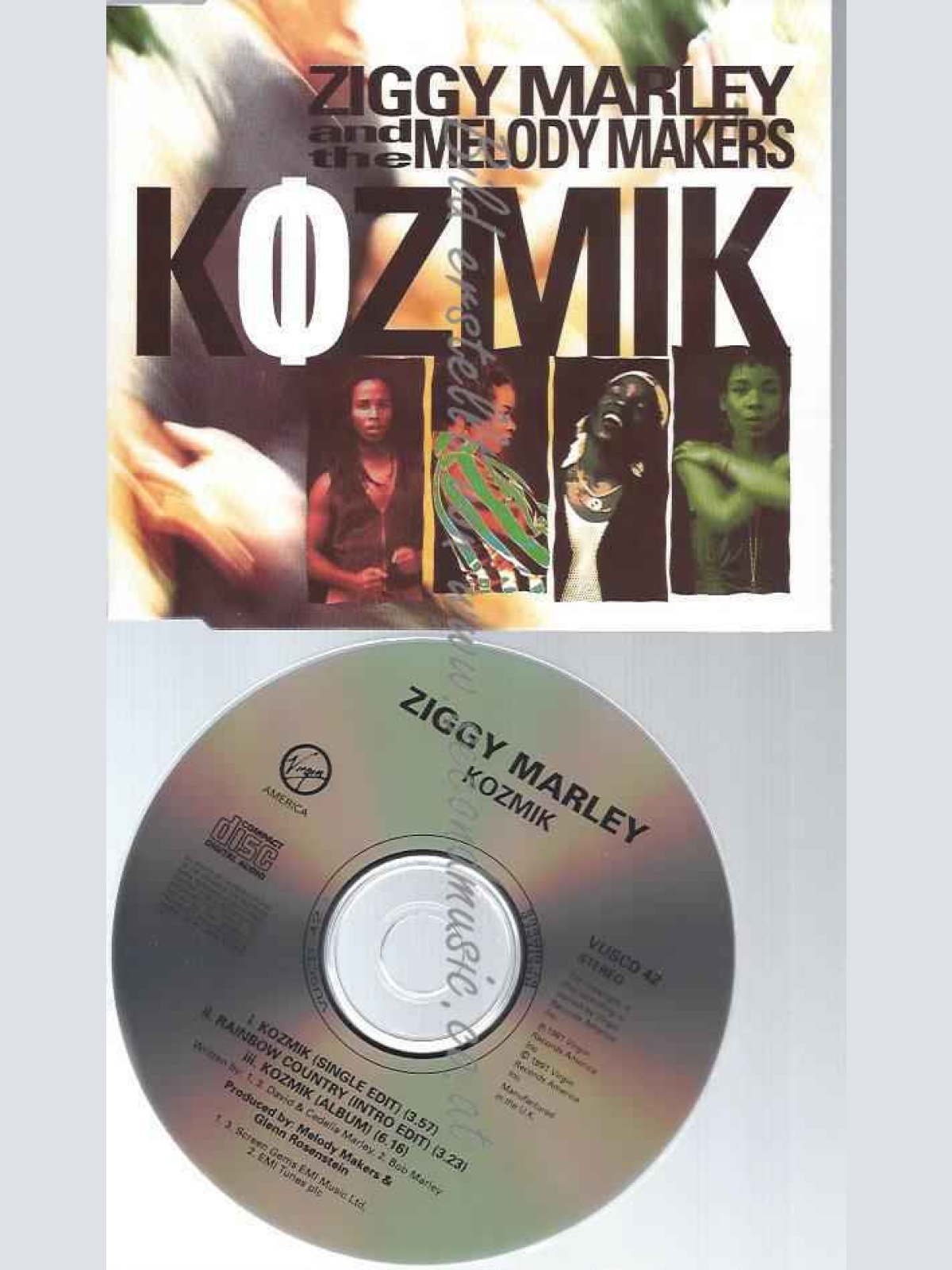 CD--  ZIGGY MARLEY--KOZMIK (SINGLE EDIT