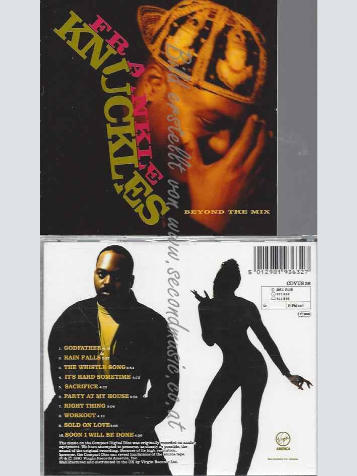 CD--FRANKIE KNUCKLES--BEYOND THE MIX