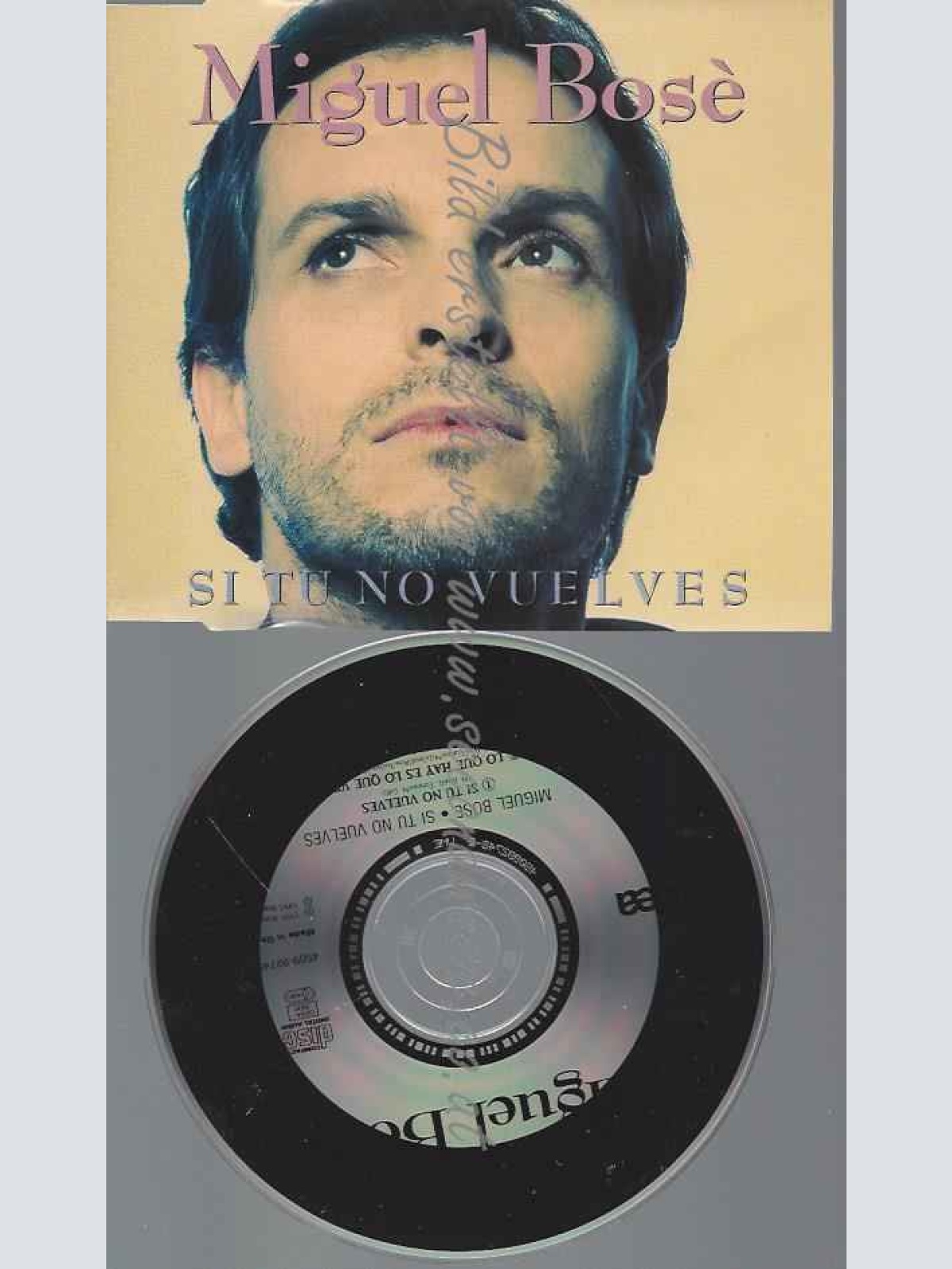 CD--MIGUEL BOSÚ--SI TU NO VUELVES