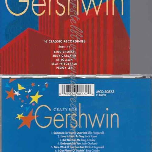 CD--VARIOUS--CRAZY FOR GERSHWIN