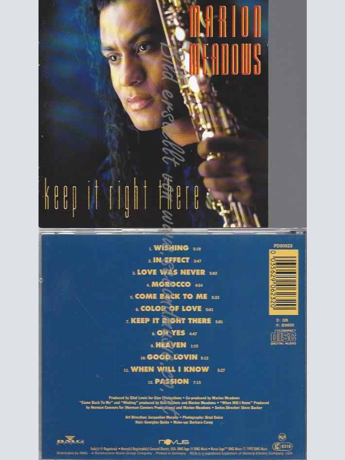 CD--MARION MEADOWS--KEEP IT RIGHT THERE