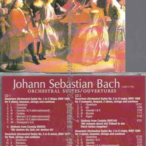 CD--VARIOUS UND BACH,JOHANN SEBASTIAN--BACH, ORCHESTRAL SUITES 2-CD