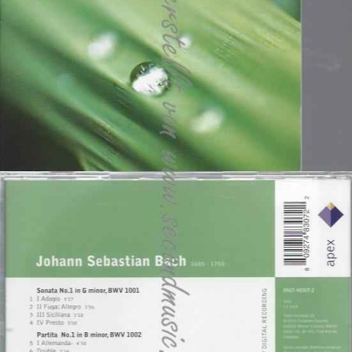 CD--LEV,LARA UND BACH,JOHANN SEBASTIAN--SONATAS FOR SOLO VIOLIN 1