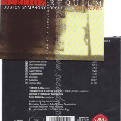 CD--OZAWA, COLE, ET AL.--REQUIEM, OP. 5