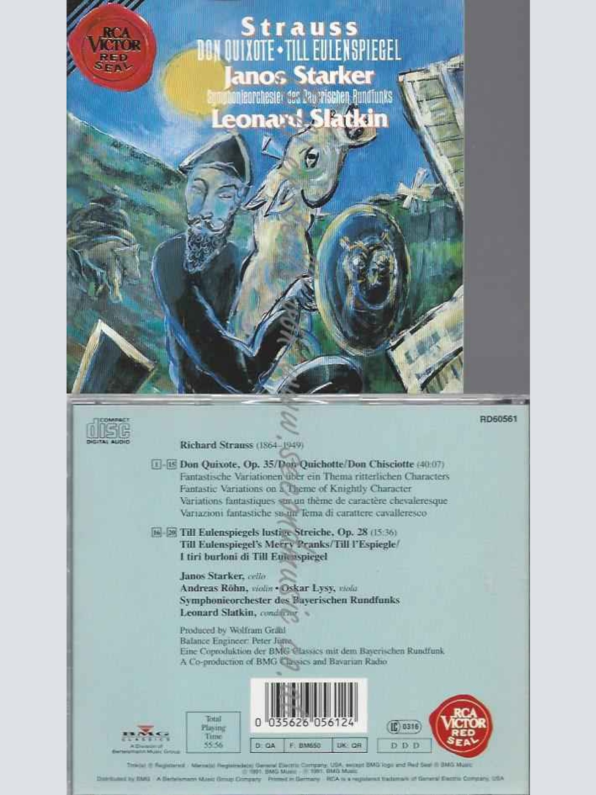 CD--STRAUSS, RICHARD--DON QUIXOTE-TILL EULENSPIEGEL