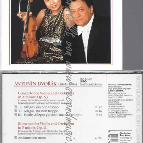 CD--MIDORI, NYPO, ET AL.--DVORAK: VIOLINKONZERT METHA