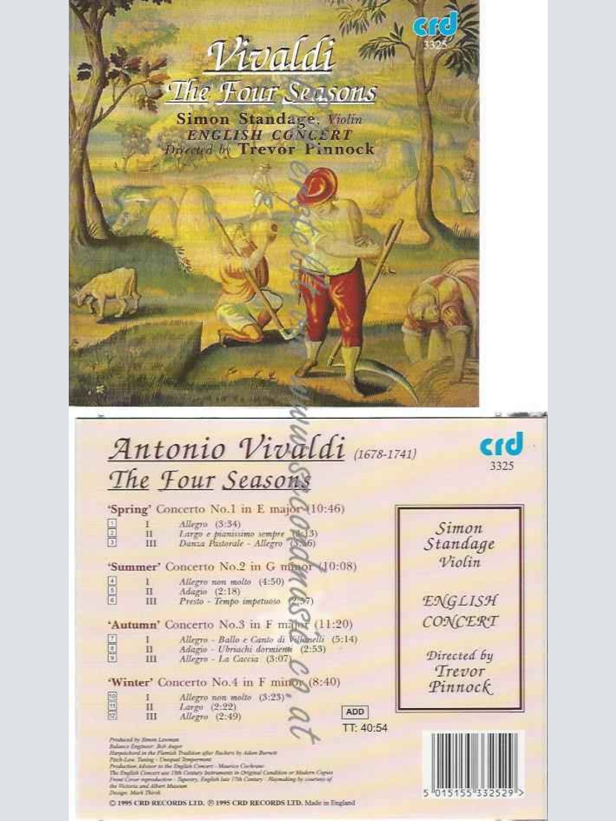 CD--STANDAGE, PINNOCK, ET AL.--DIE VIER JAHRESZEITEN