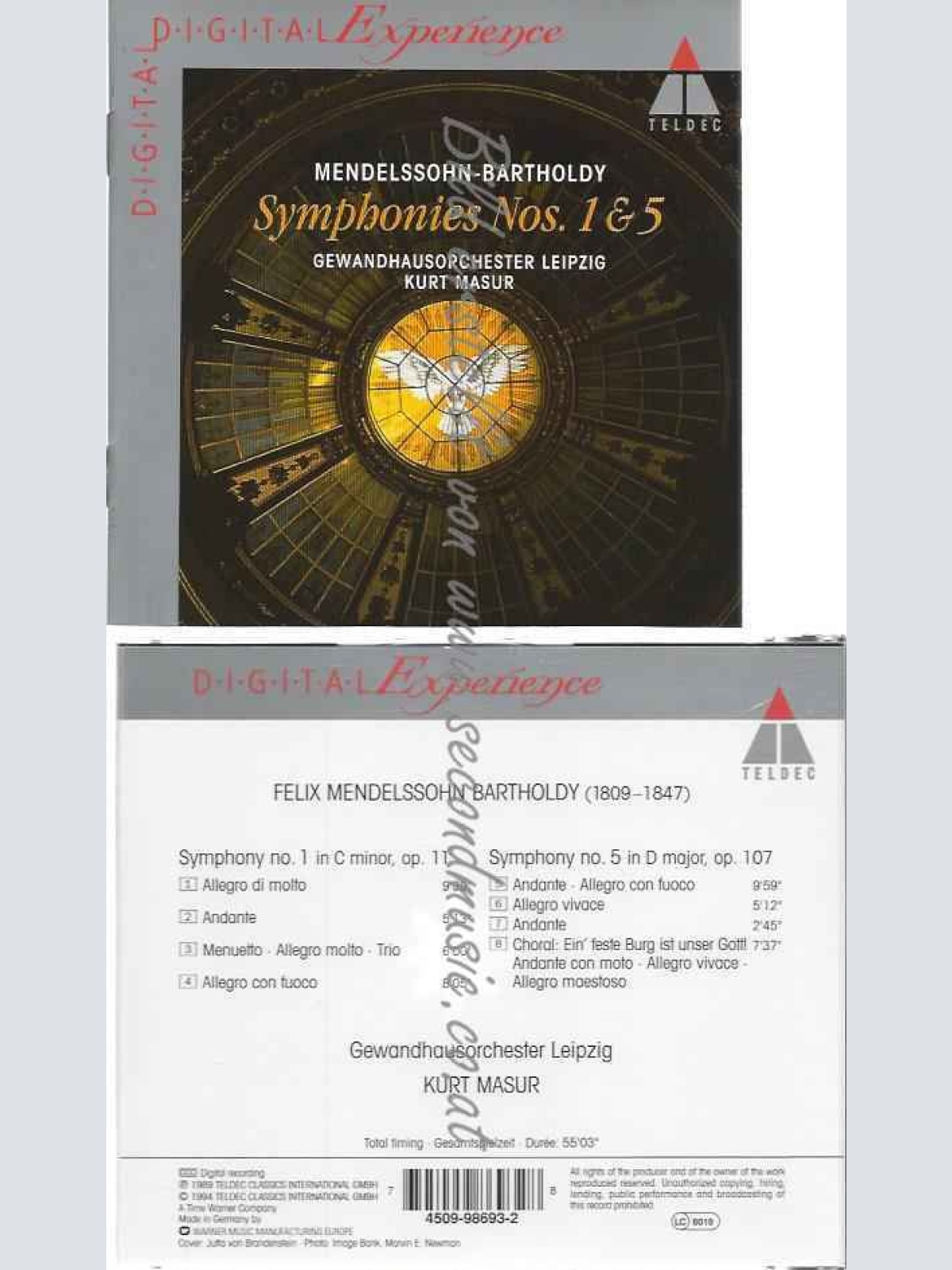 CD--MASUR, GOL, ET AL.--SINFONIEN 1+5