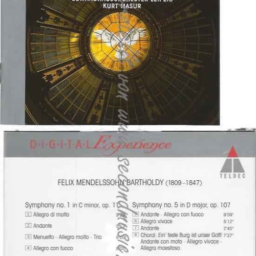 CD--MASUR, GOL, ET AL.--SINFONIEN 1+5