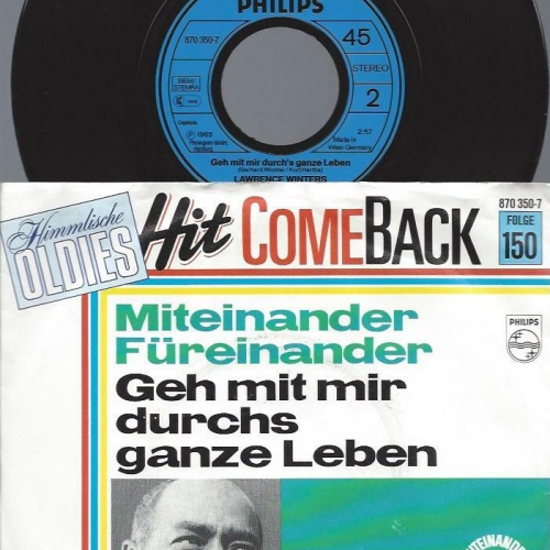 7"    Lawrence Winters  Miteinander, Füreinander