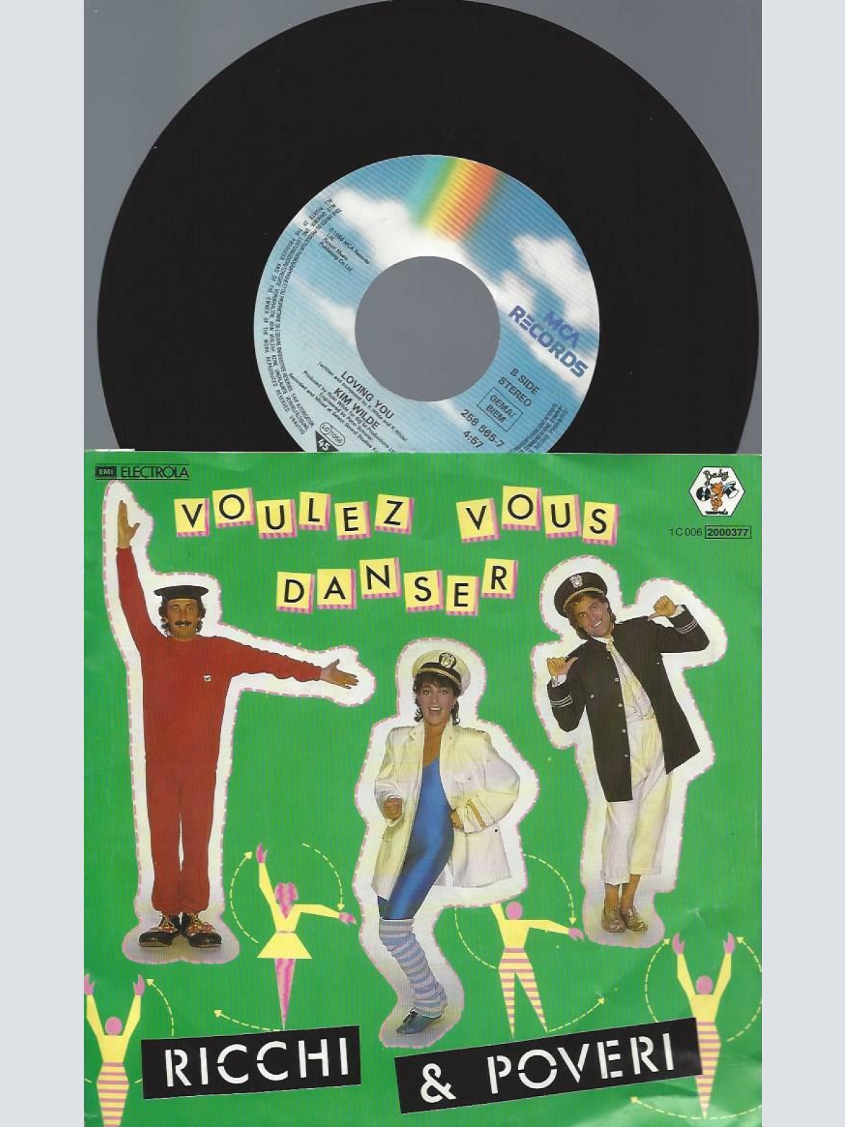 7"   Ricchi & Poveri  Voulez Vous Danser