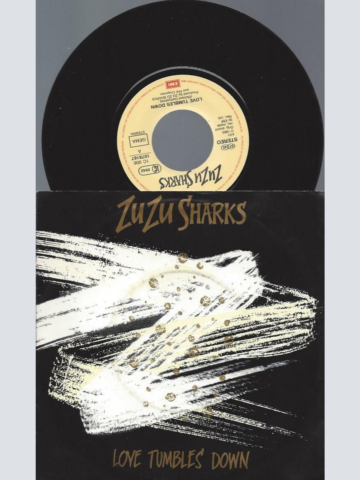 7"  ZuZu Sharks  Love Tumbles Down