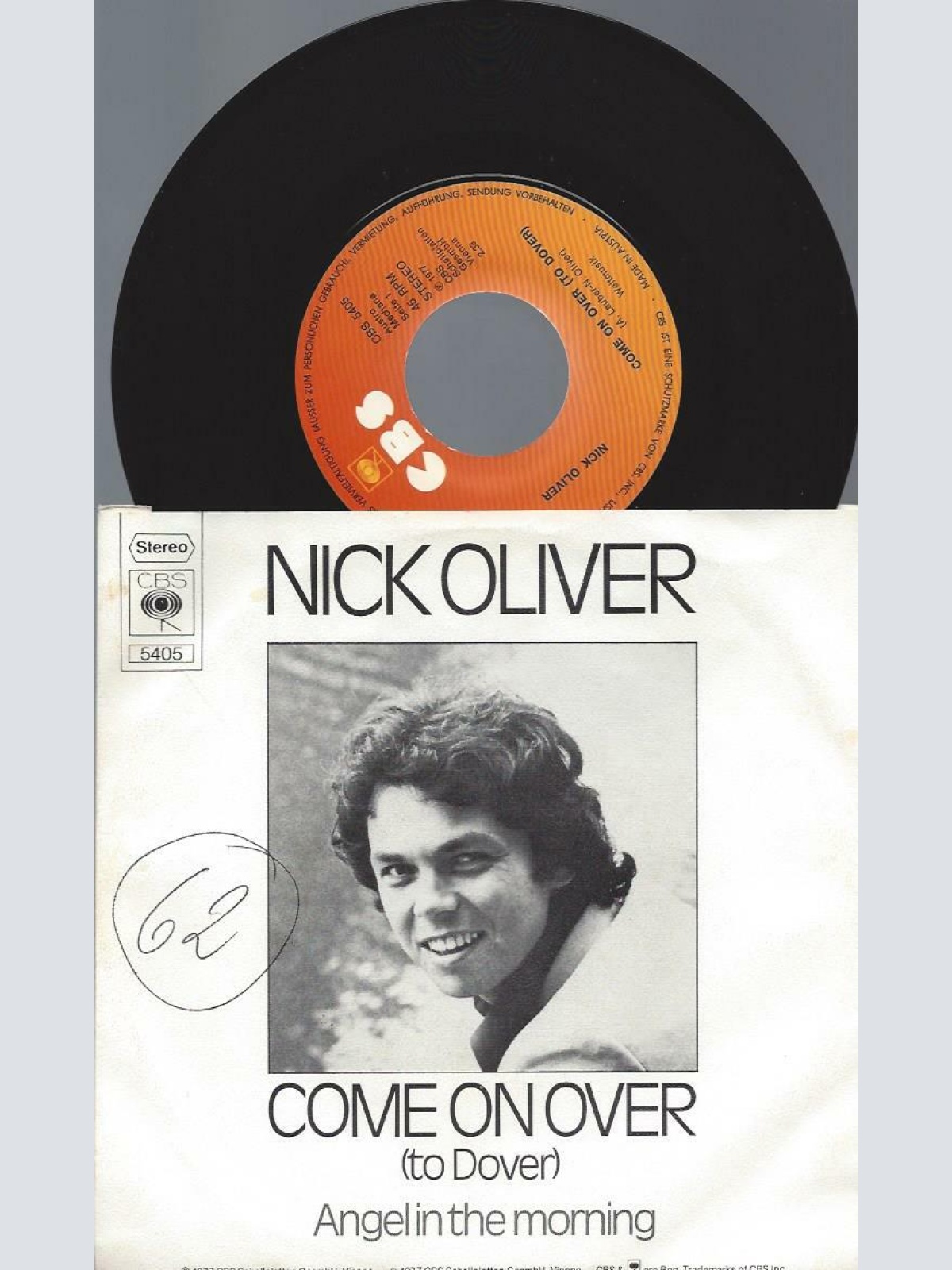 7"  Nick Oliver  Come On Over