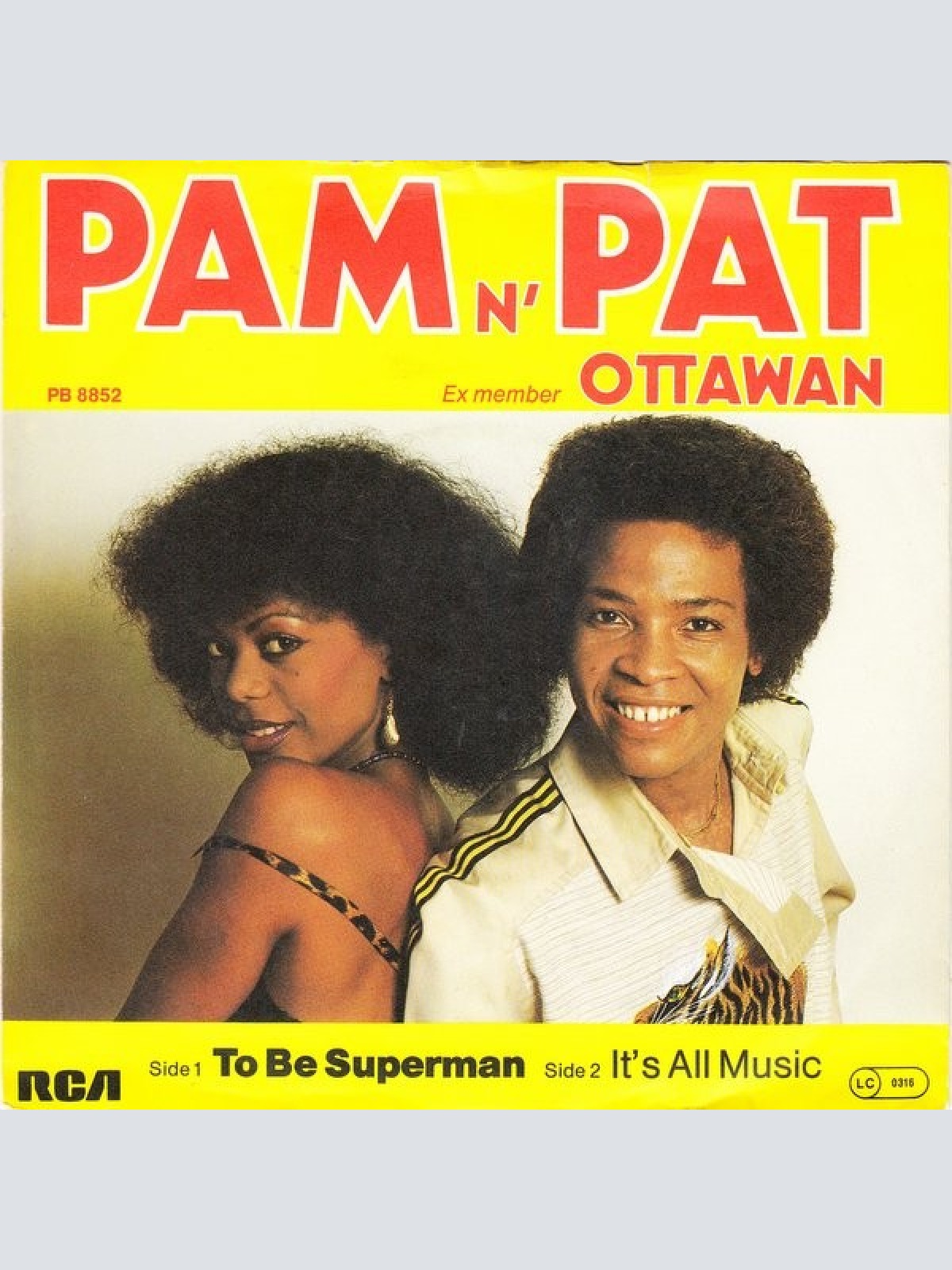 7", Single Pam N' Pat - To Be Superman