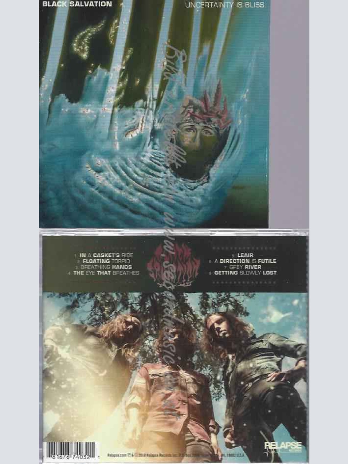 CD--BLACK SALVATION | --UNCERTAINTY IS BLISS