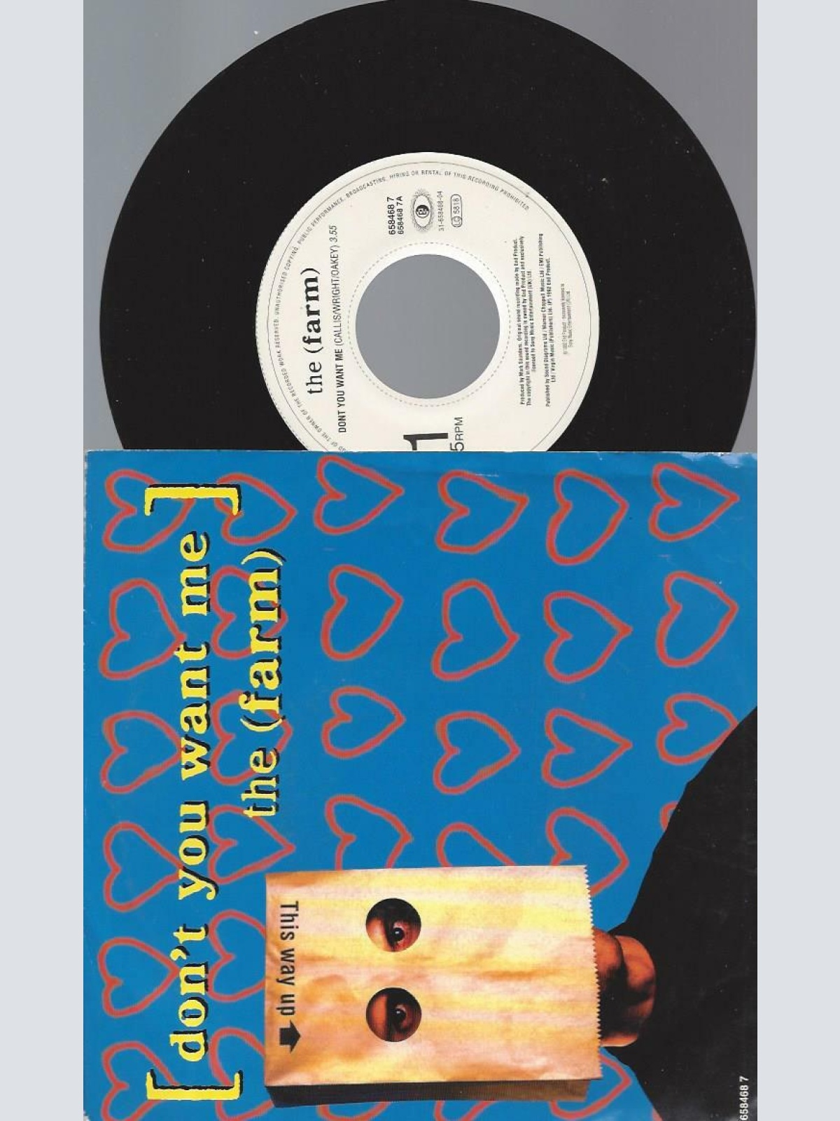 7"    The Farm  Don't You Want Me