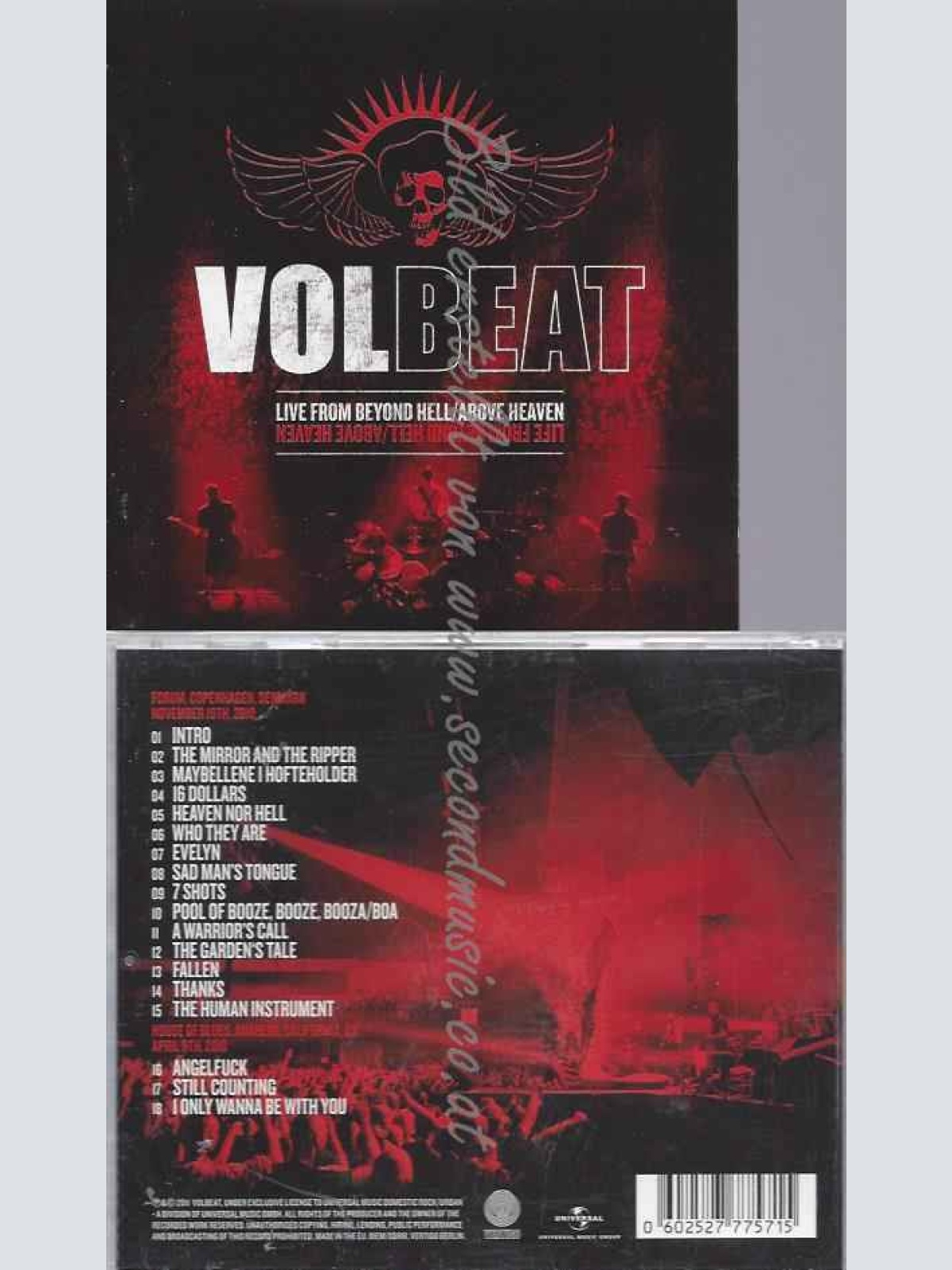 CD--  VOLBEAT | --LIVE FROM BEYOND HELL