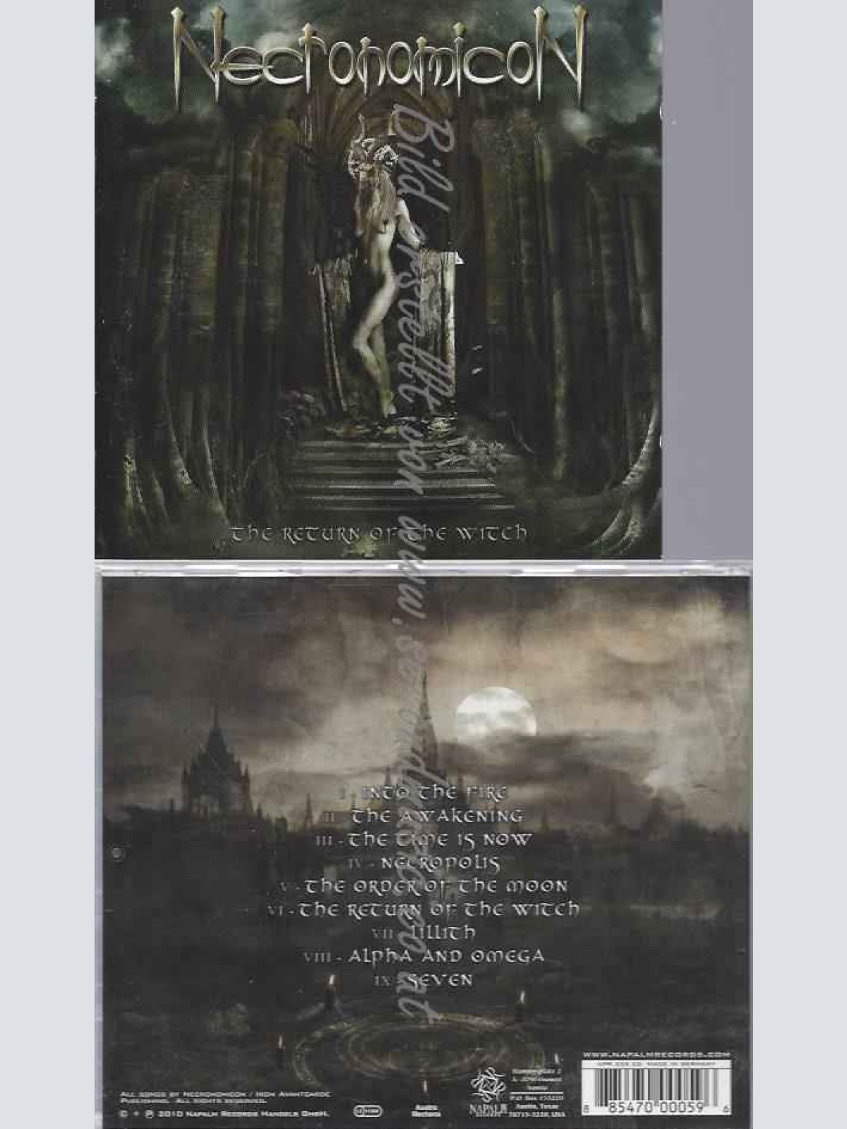CD--NECRONOMICON | --THE RETURN OF THE WITCH