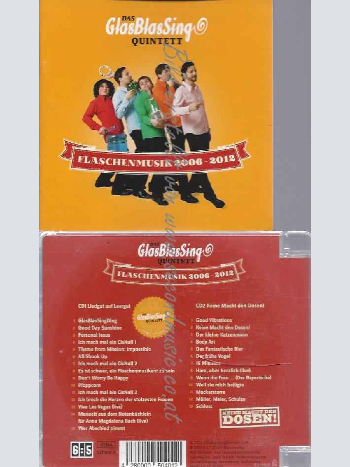CD--GLASBLASSINGQUINTETT--FLASCHENMUSIK -