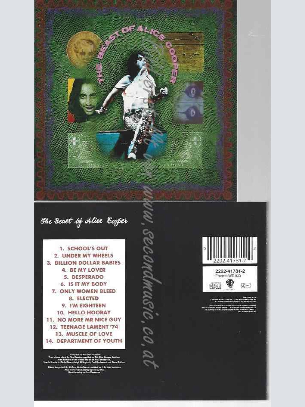 CD--ALICE COOPER | --THE BEAST OF ALICE COOPER