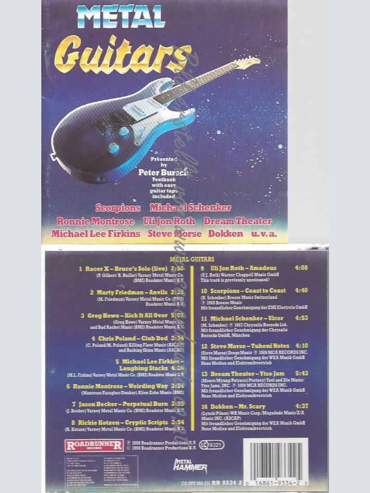 CD--RACER X, SCORPIONS, ET AL. | --METAL GUITARS ()
