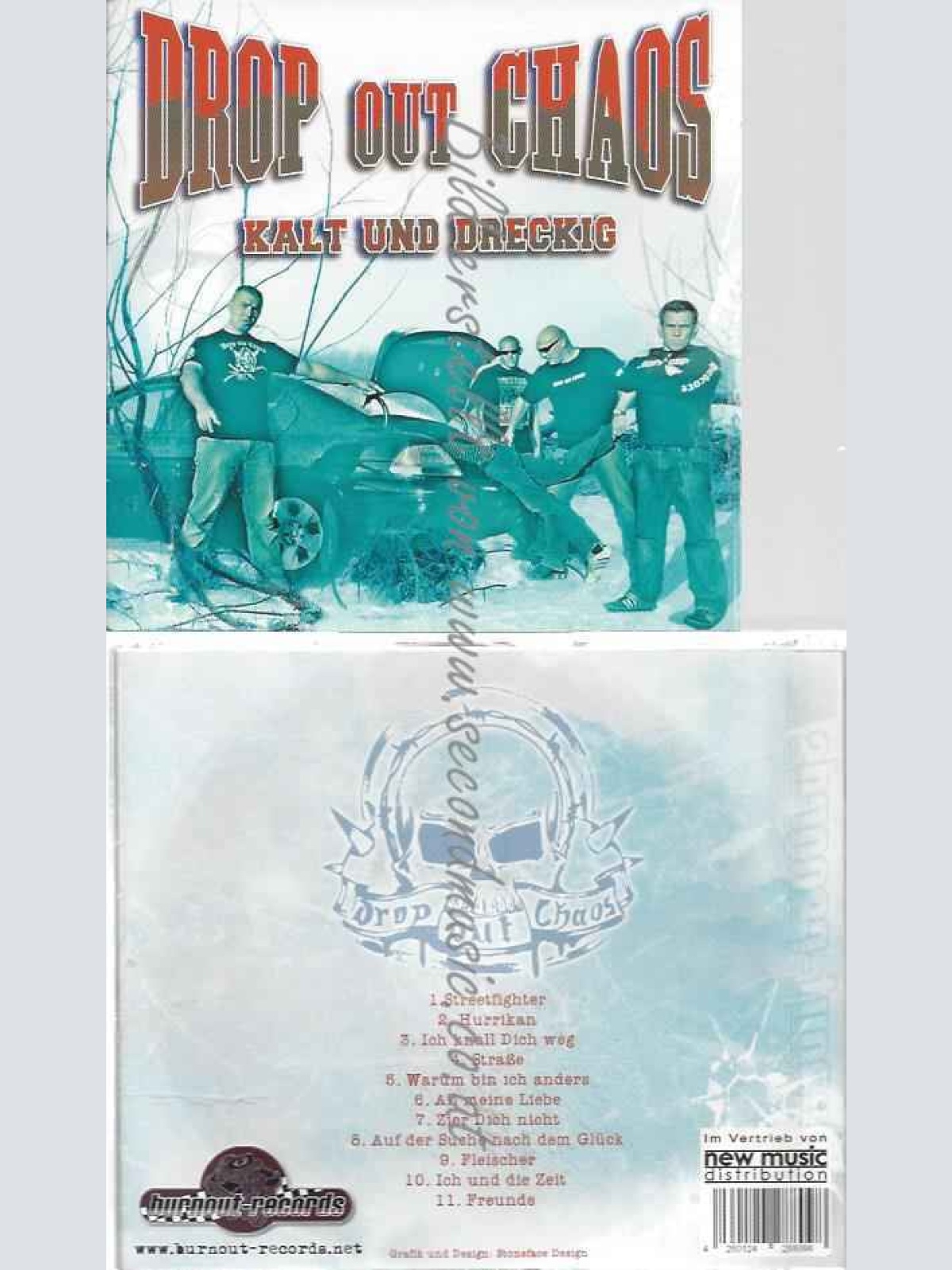 CD--DROPOUT CHAOS UND DROP OUT CHAOS--KALT UND DRECKIG