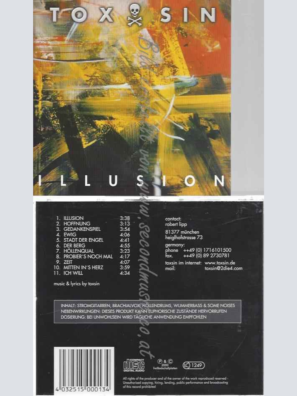 CD--ILLUSION--TOXSIN