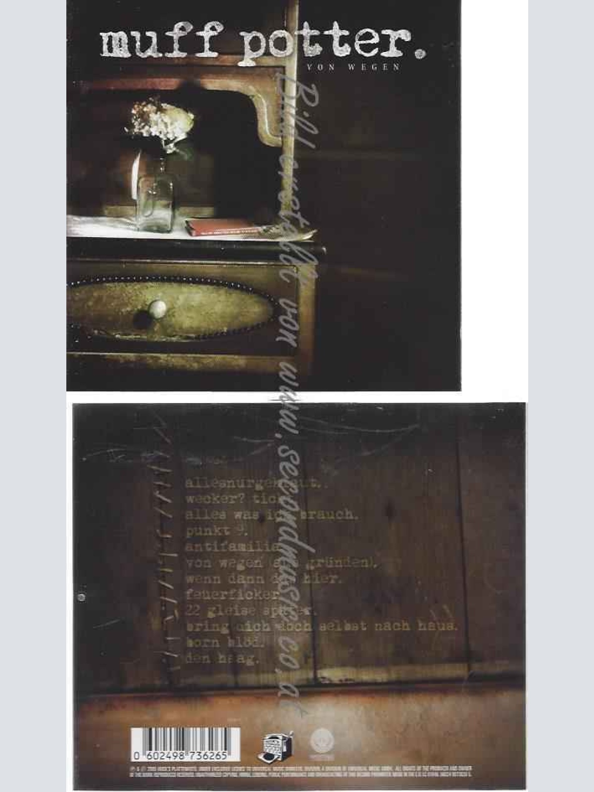 CD--MUFF POTTER | --VON WEGEN