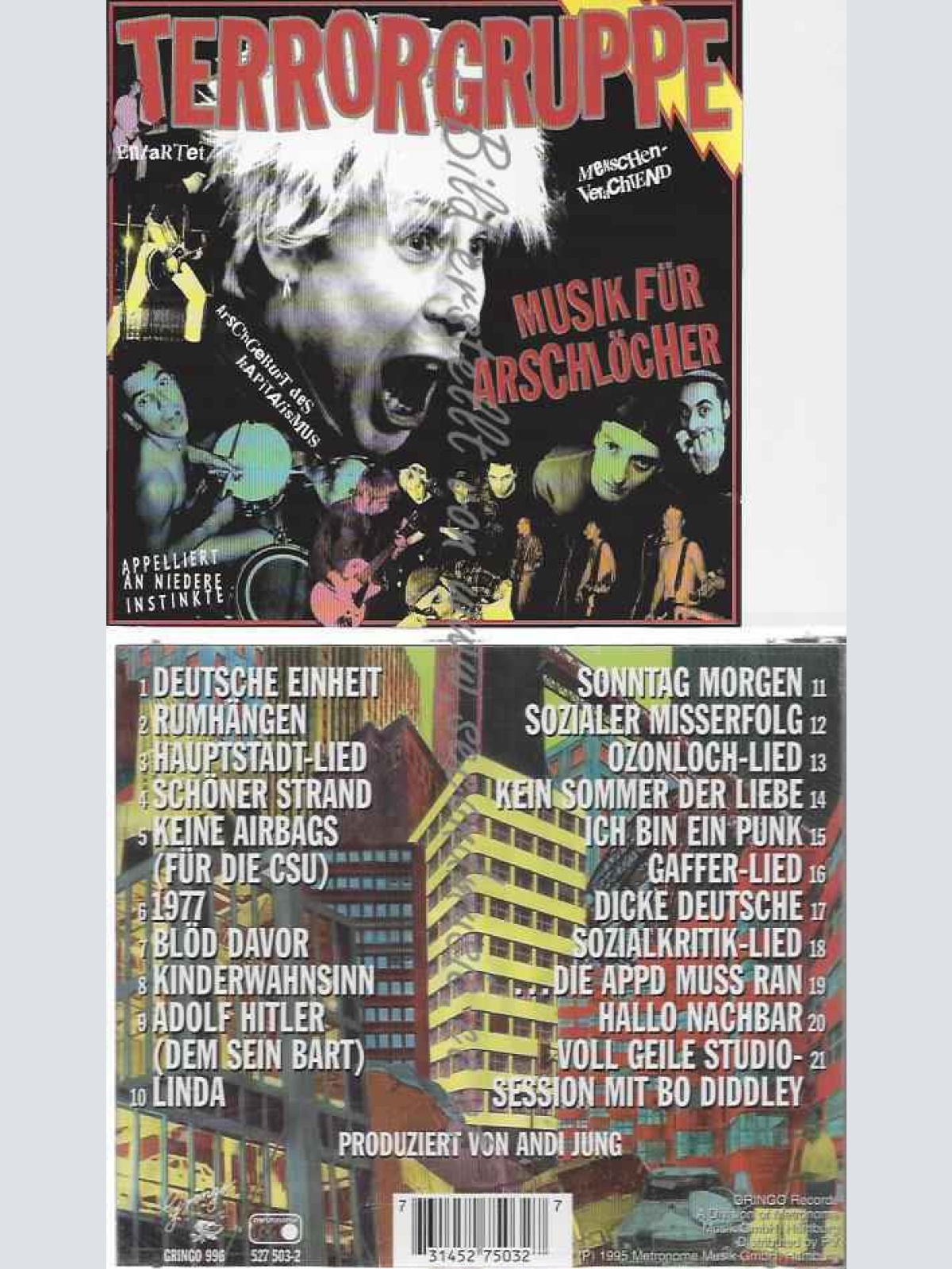 CD--TERRORGRUPPE | --MUSIK FÜR ARSCHLÖCHER