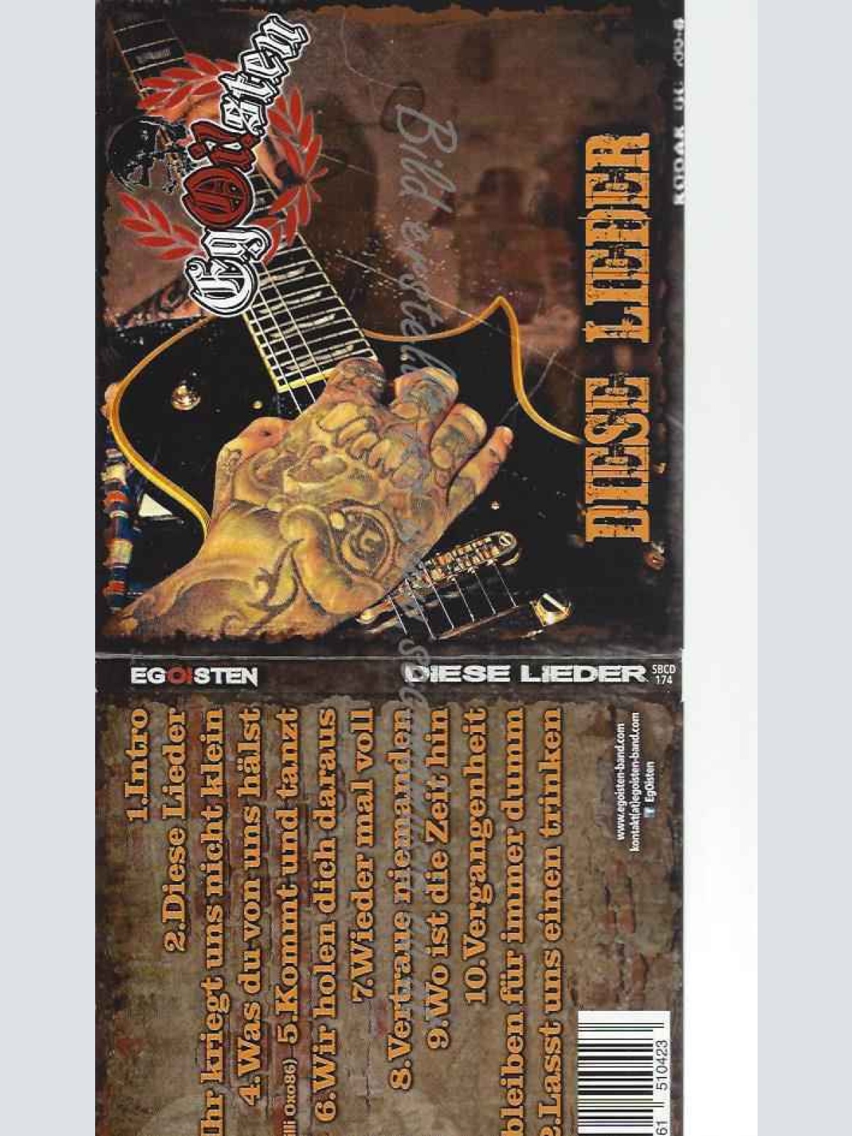 CD--EGOISTEN | --DIESE LIEDER (DIGIPAK)