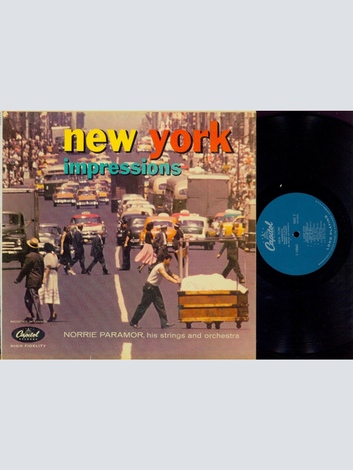 LP--Norrie Paramor, His Strings And Orchestra – New York Impressions / US LP