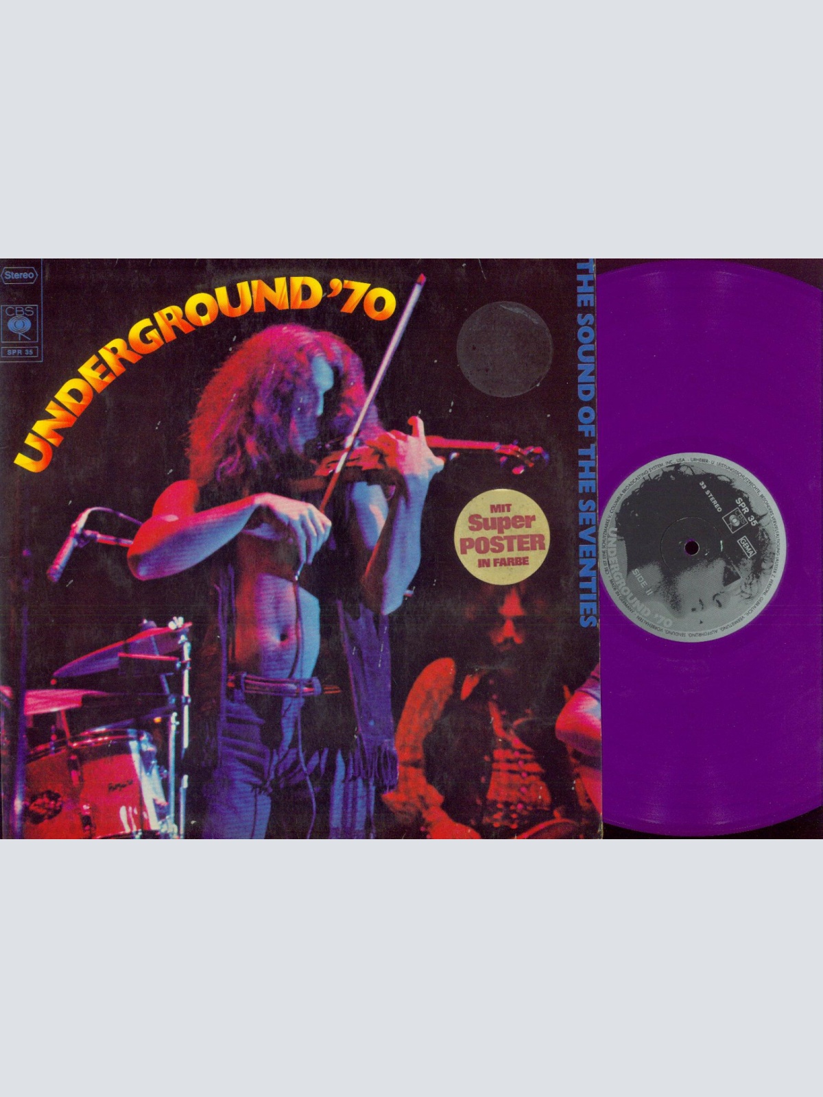 LP--Underground '70  // Purple // No Poster !!