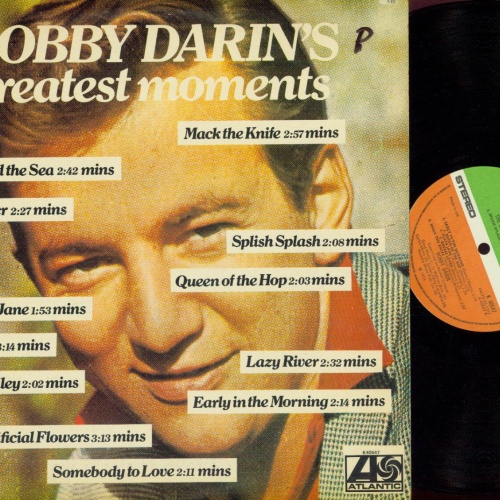 LP--Bobby Darin – Bobby Darin's Greatest Moments