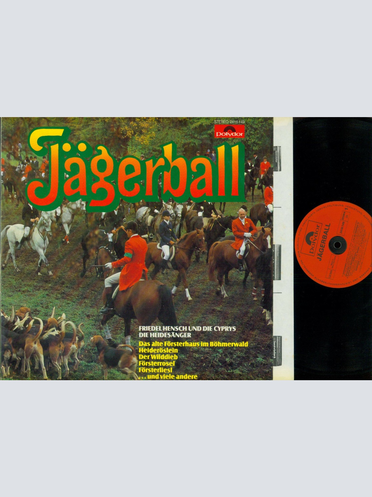 LP-- Jägerball // Die Heidesänger / Friedel Hensch // Various