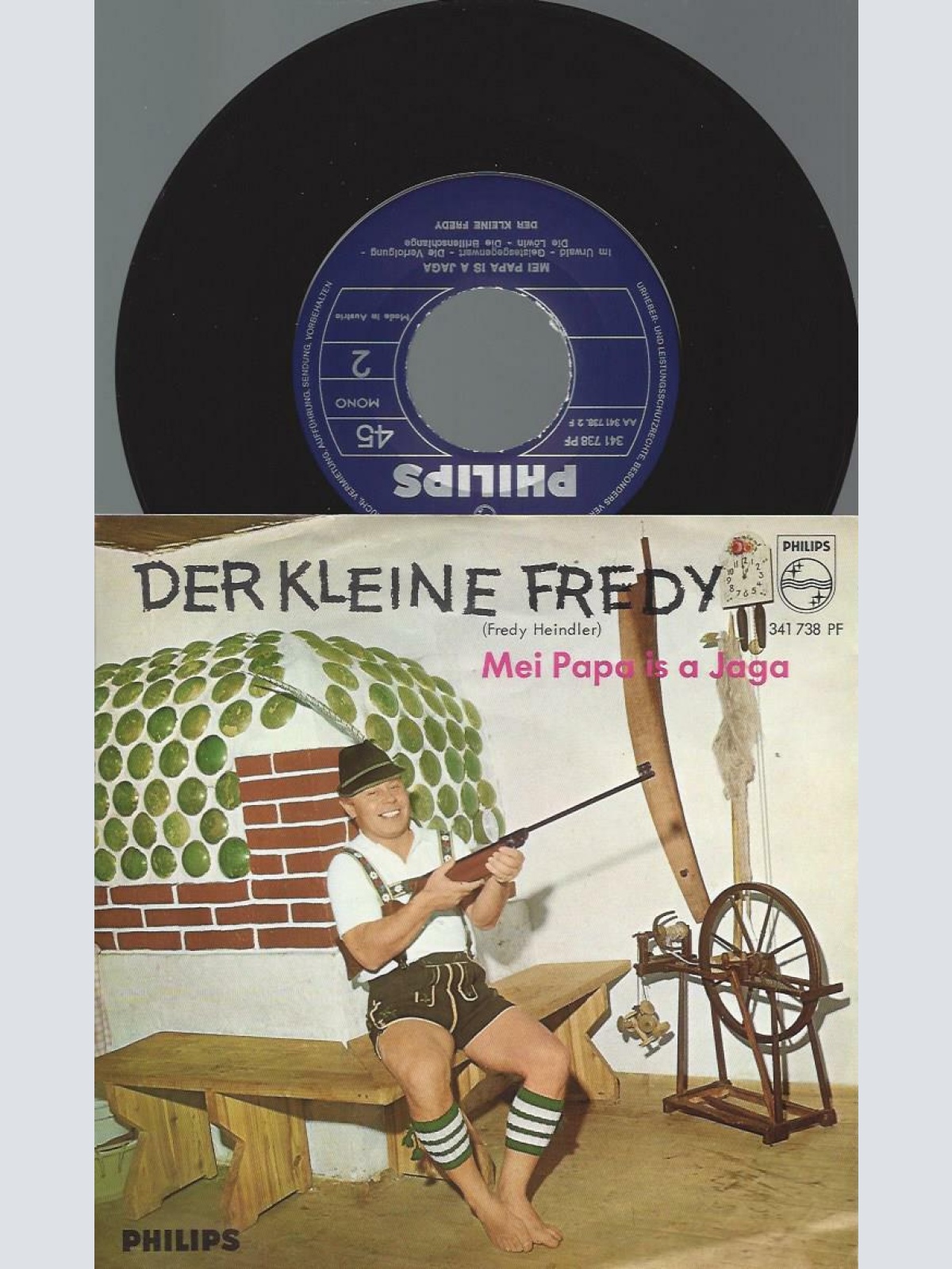 7" Der Kleine Fredy – Mei Papa Is A Jaga