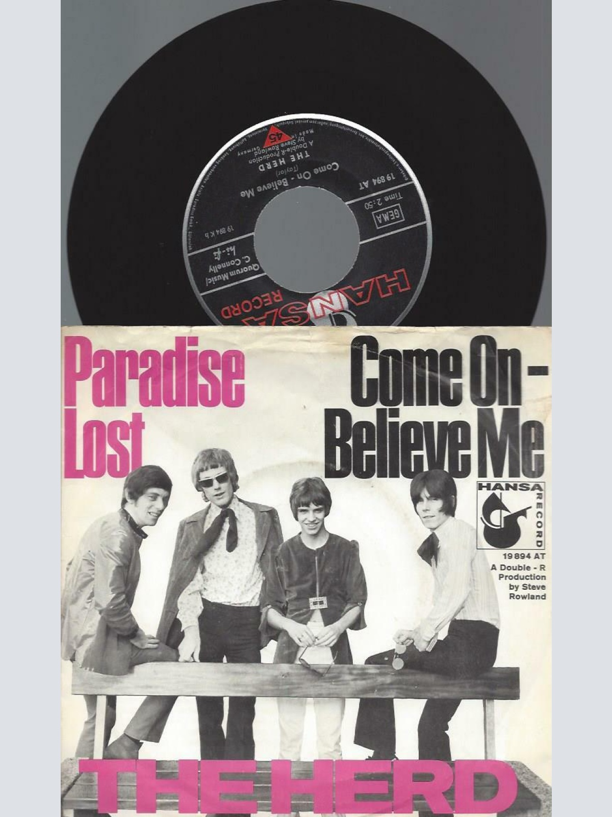 7" The Herd – Paradise Lost