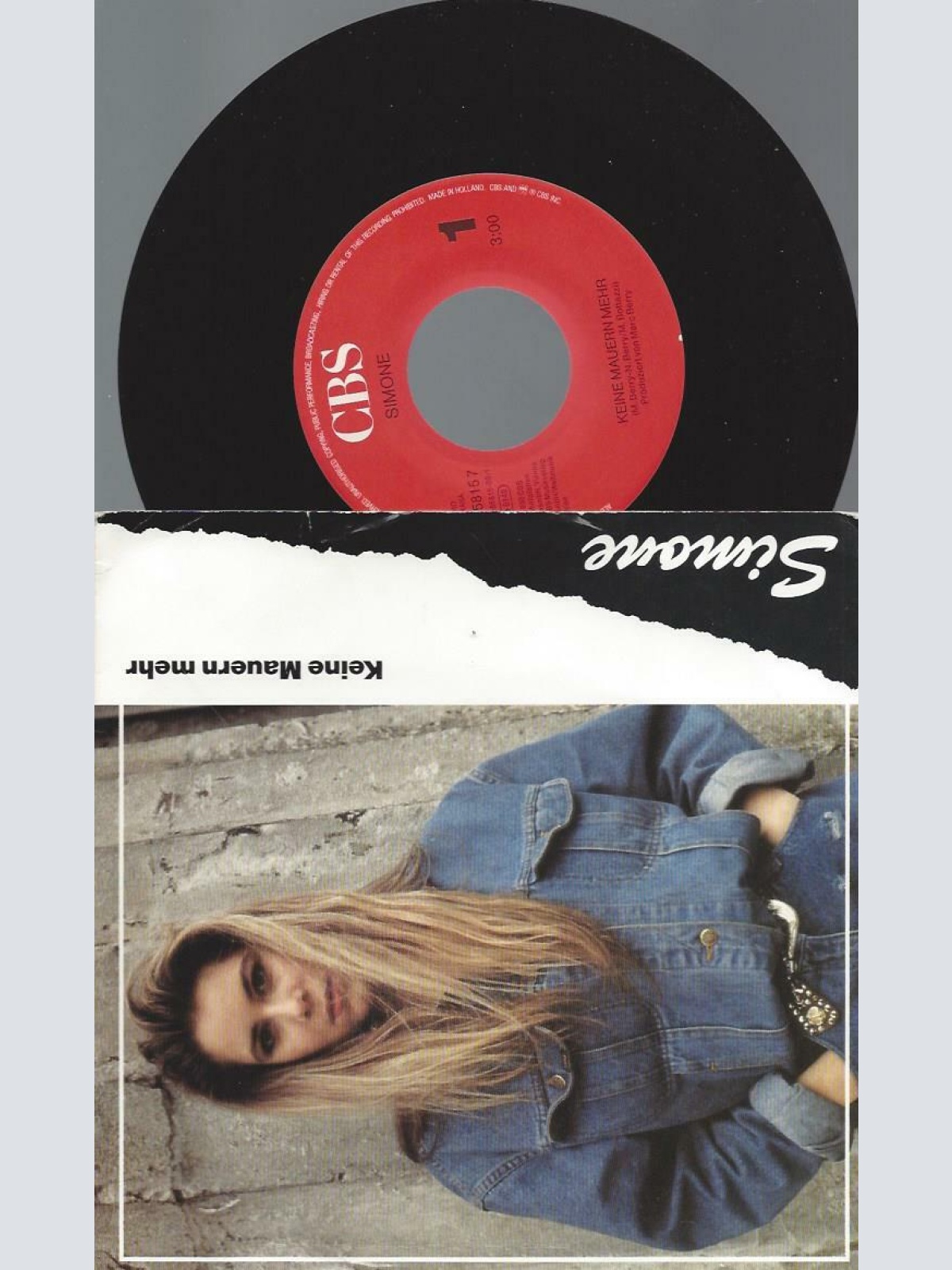 7" Simone   – Keine Mauern Mehr    / NM