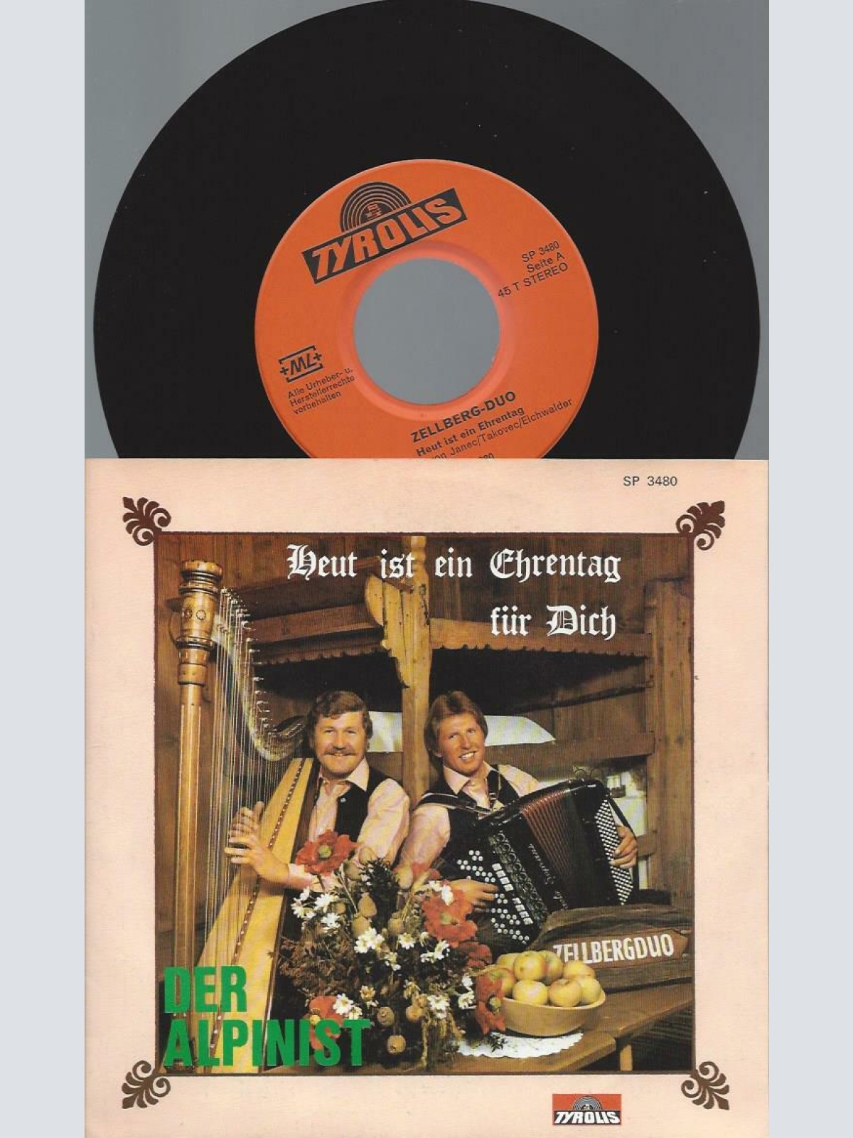 7" Zellberg-Duo – Heut Ist Ein Ehrentag //NM