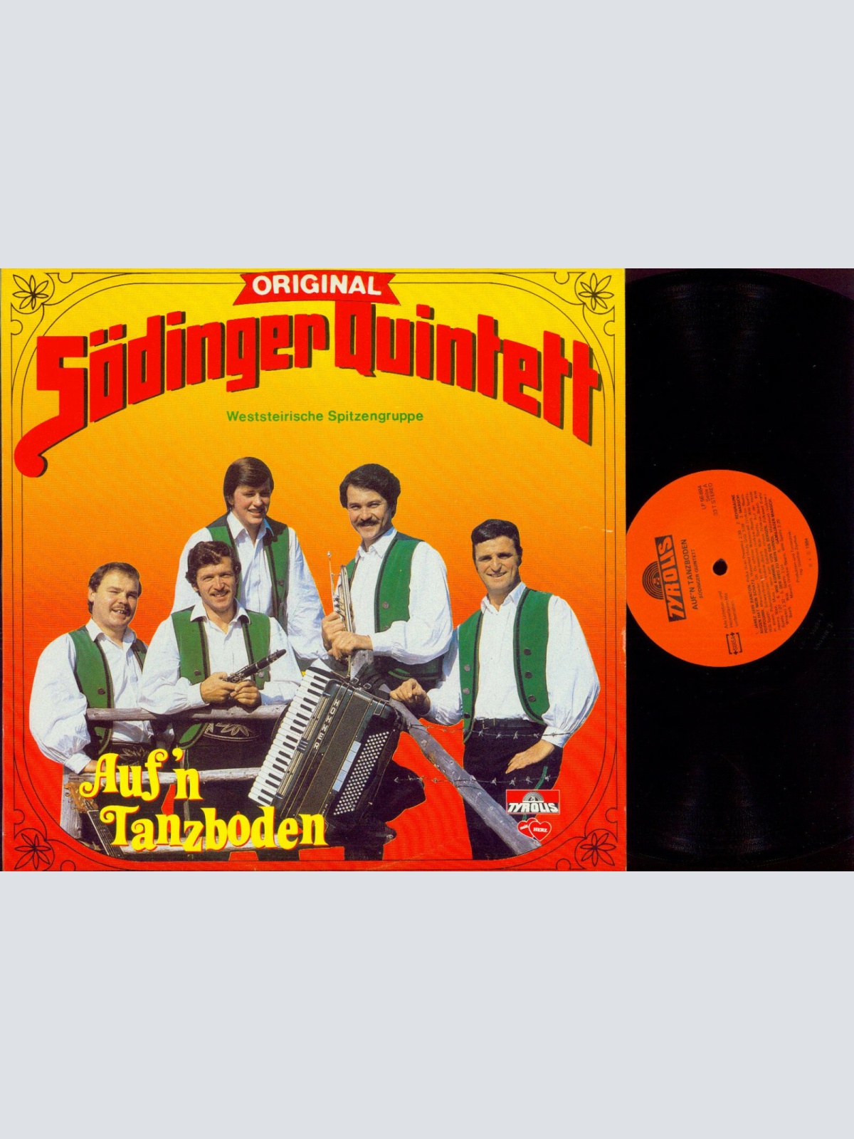 LP--Original Södinger Quintett // Auf'n Tanzboden   // NM