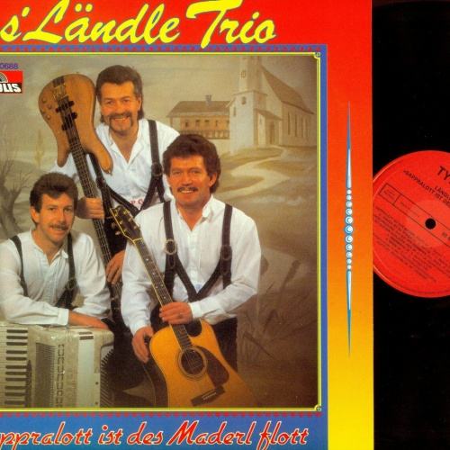 LP--s'ländle Trio  // Sappralott ist des mäderl flott / M/ NM